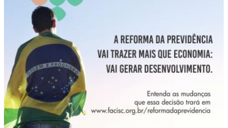 Acib apoia campanha da Facisc a favor da Reforma da Previdência