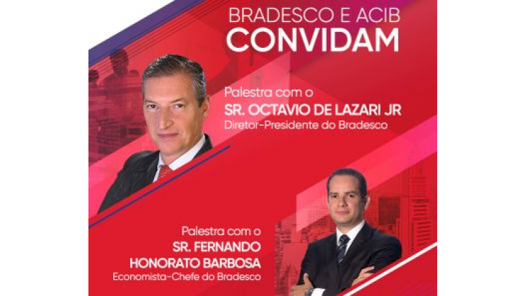 Presidente do Bradesco fala sobre cenário econômico para 2019 em palestra gratuita