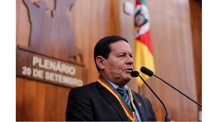 Palestra com vice-presidente Hamilton Mourão em Blumenau não ocorrerá em 2021