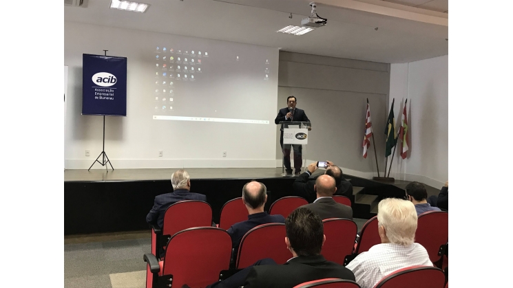 Núcleo de Relações Internacionais da Acib promove encontro com representante do governo paraguaio