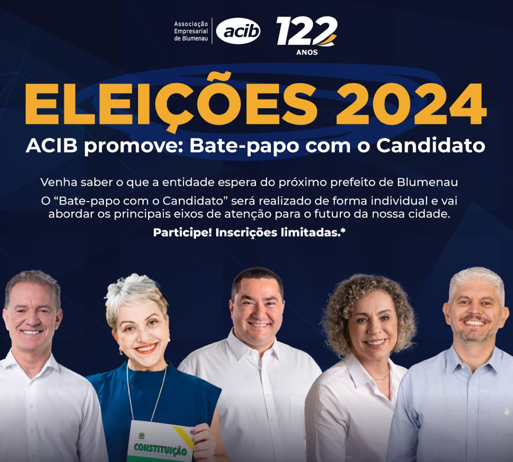 ACIB promove”Bate-Papo com o Candidato” sobre o futuro de Blumenau