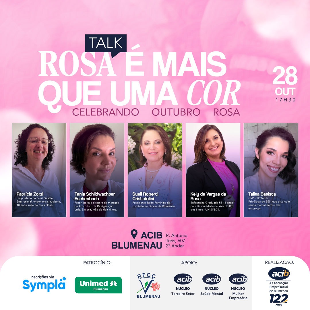 Acib promove evento para celebrar o Outubro Rosa